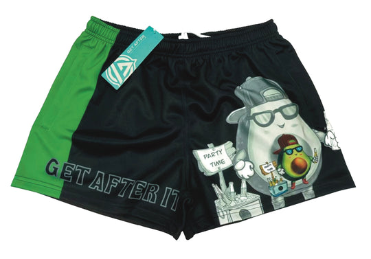 Smashed Avocado Footy Shorts