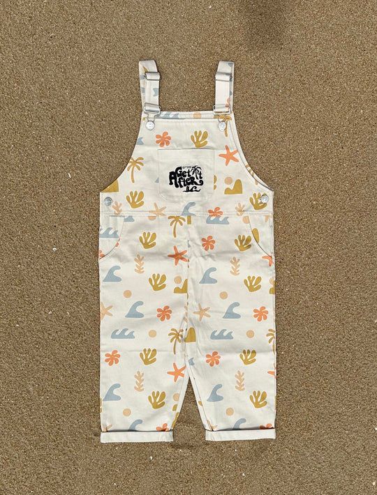 Coral Kid Overalls