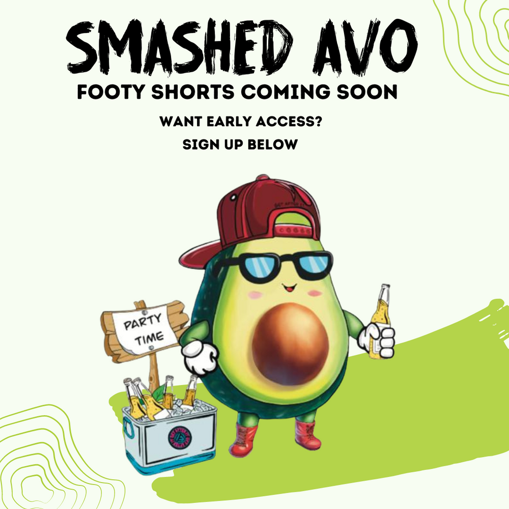 Smashed Avocado Footy Shorts