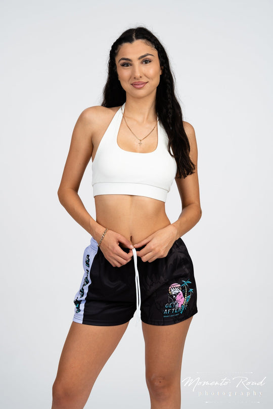 Live It Lavender Footy Shorts