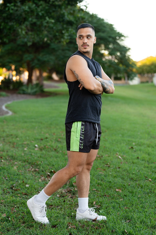 Good Day For A Beer Envy Footy Shorts With Zipper Pockets