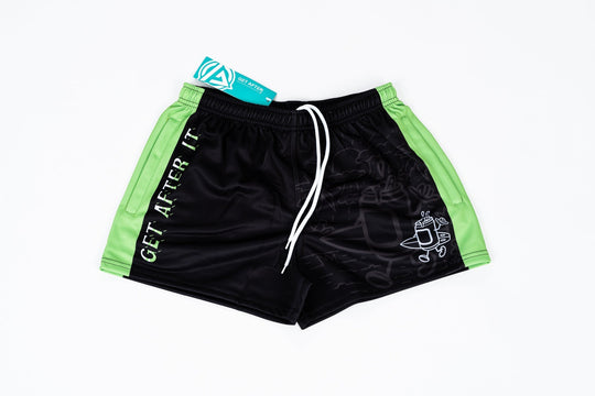 Good Day For A Beer Envy Footy Shorts With Zipper Pockets