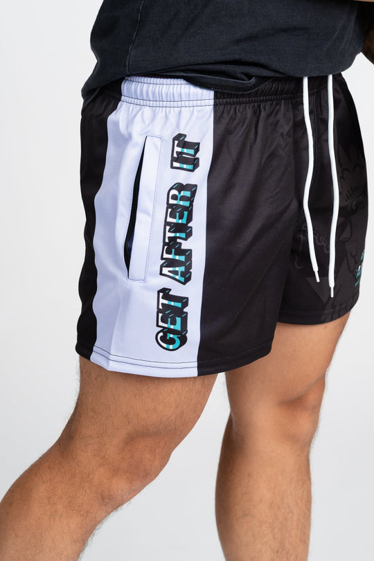 Live It Lavender Footy Shorts